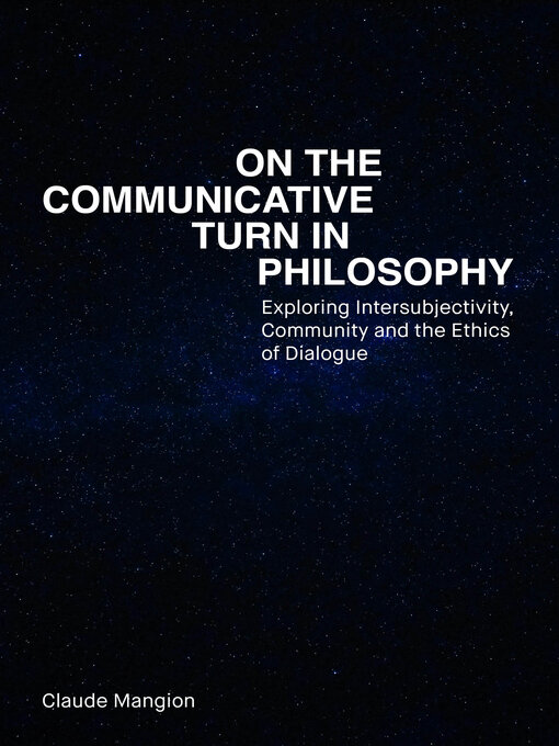 Cover image for On the Communicative Turn in Philosophy